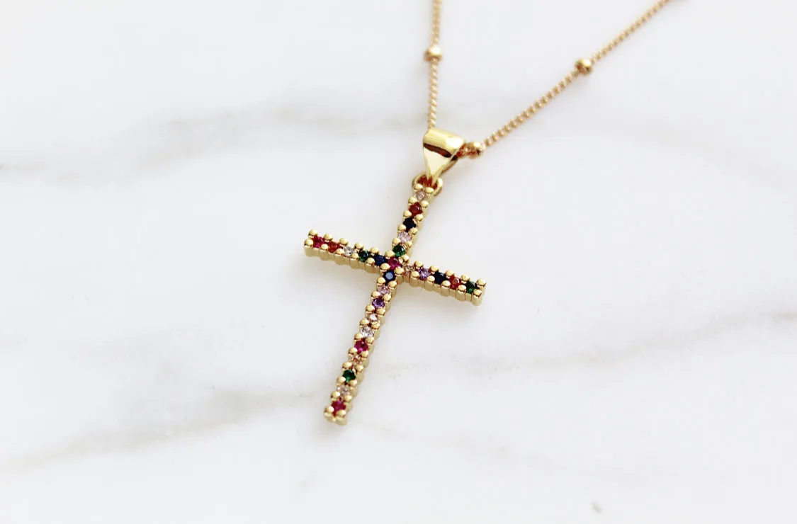 Sparkle Cross necklace