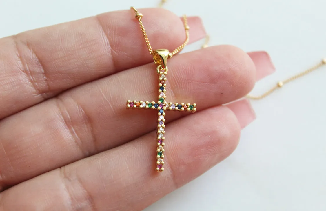 Sparkle Cross necklace