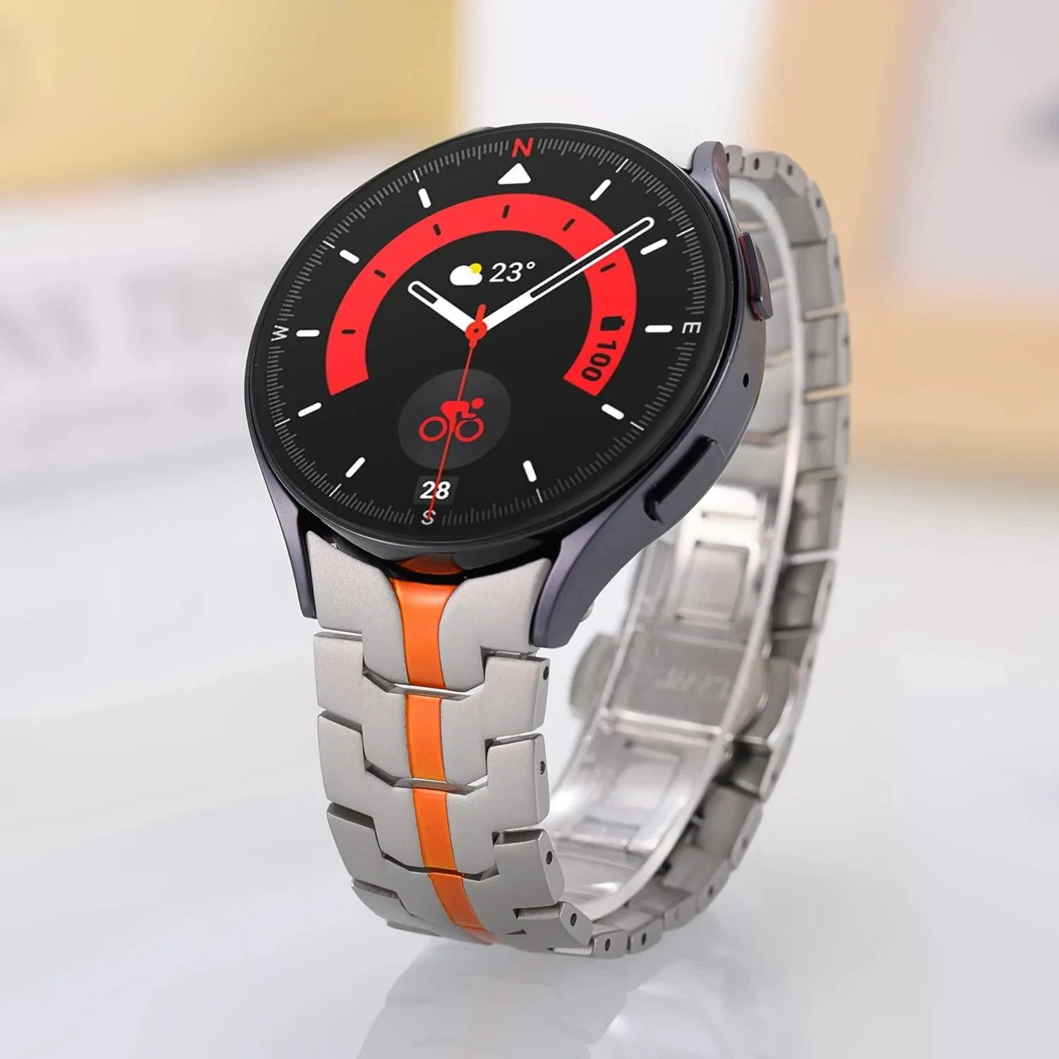 Stainless Steel Strap for Samsung Galaxy Watch 6 5 4 Classic 47mm 43mm 42 46mm 45mm No Gaps Metal Band 40 44mm Link Bracelet