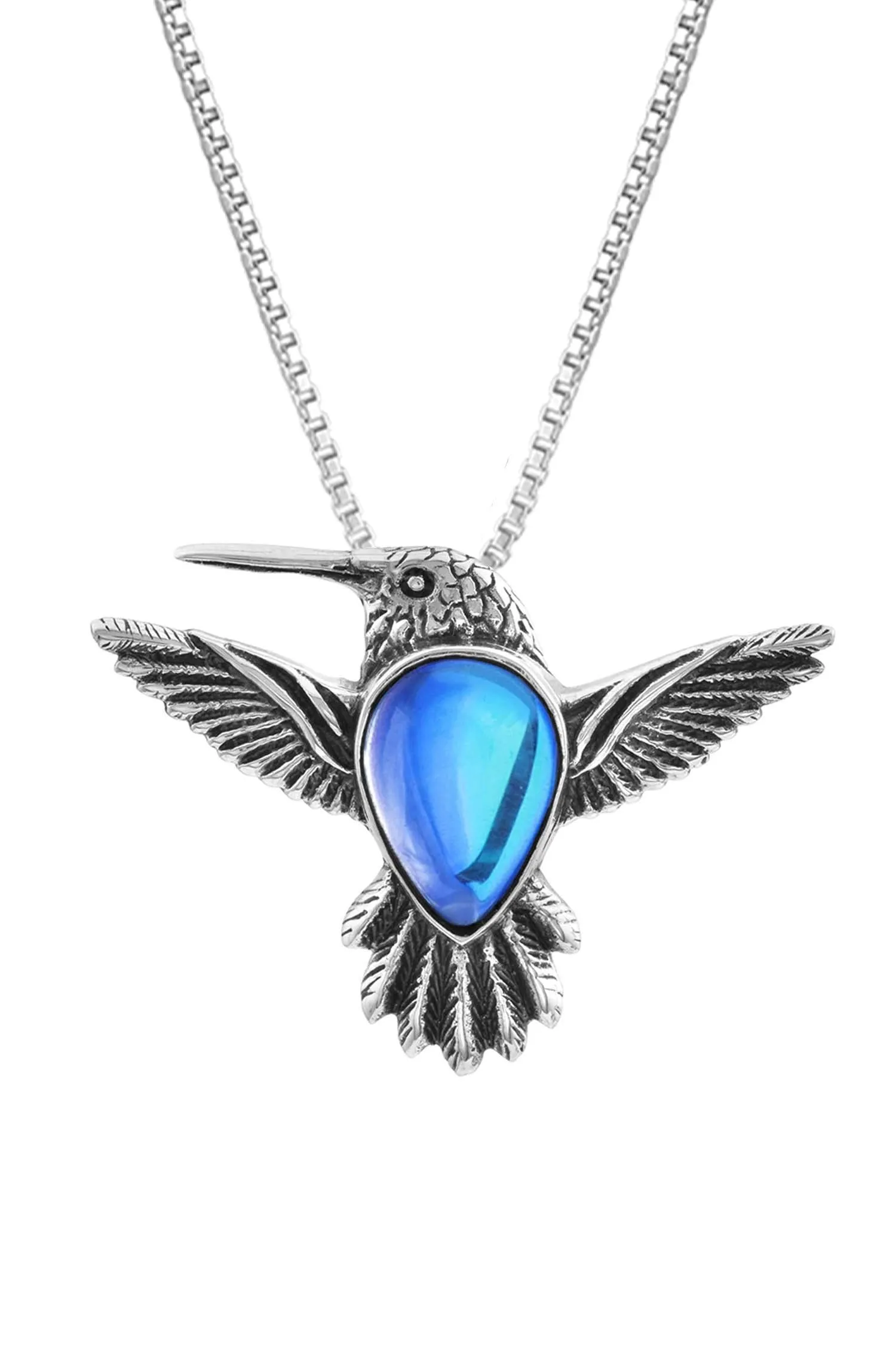 Sterling Silver Hummingbird Pendant