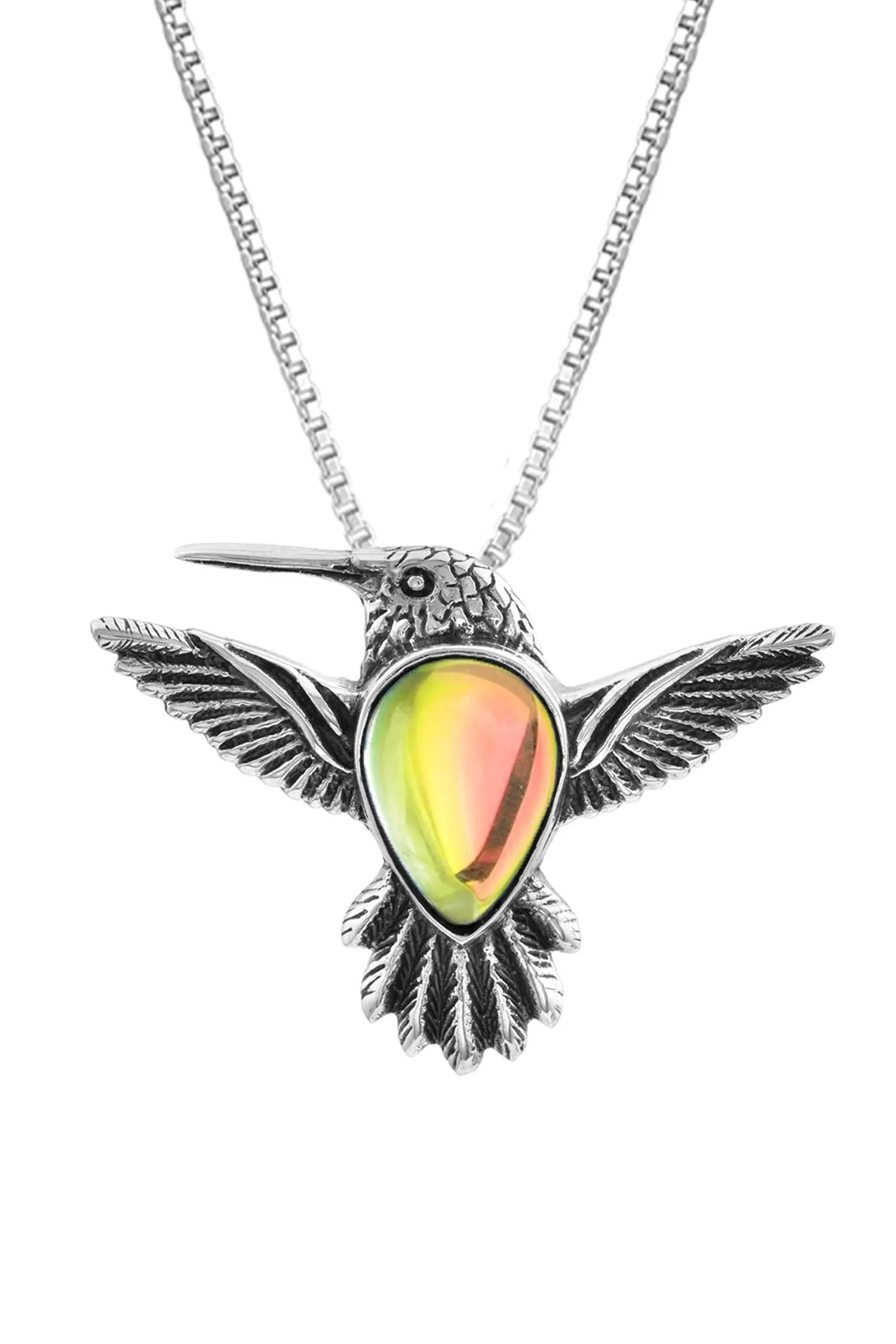 Sterling Silver Hummingbird Pendant