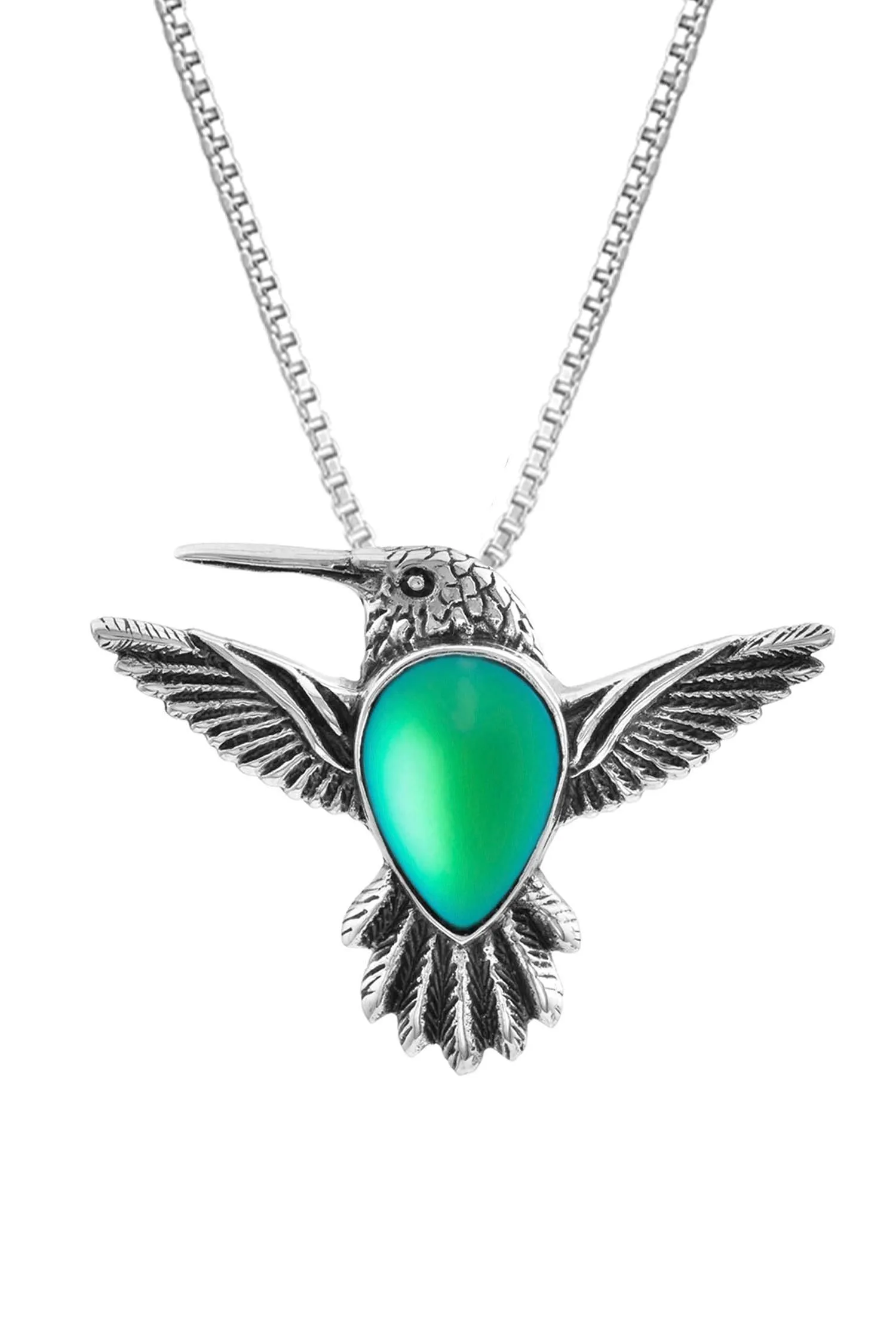 Sterling Silver Hummingbird Pendant