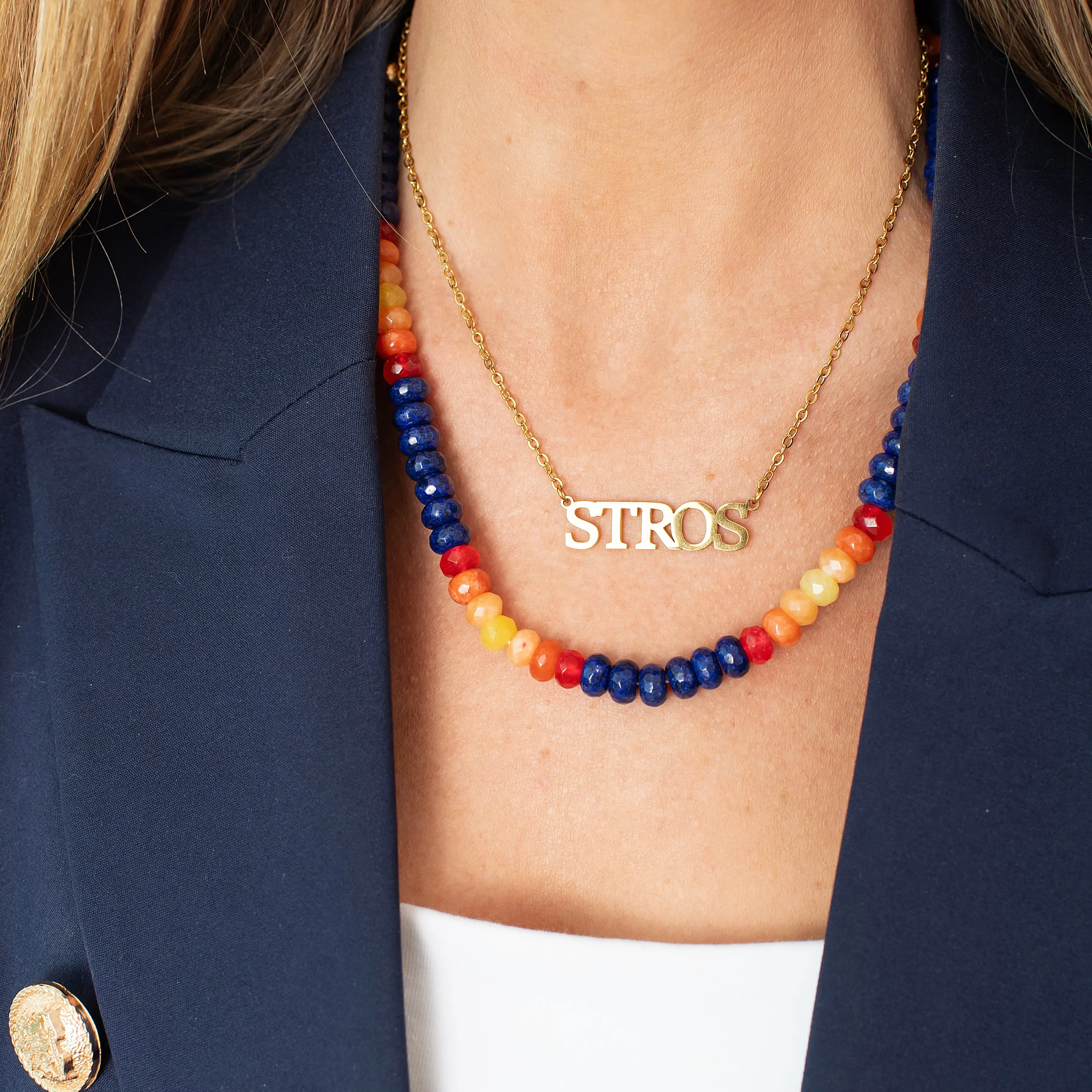 Stros Cooperstown Gemstone Necklace