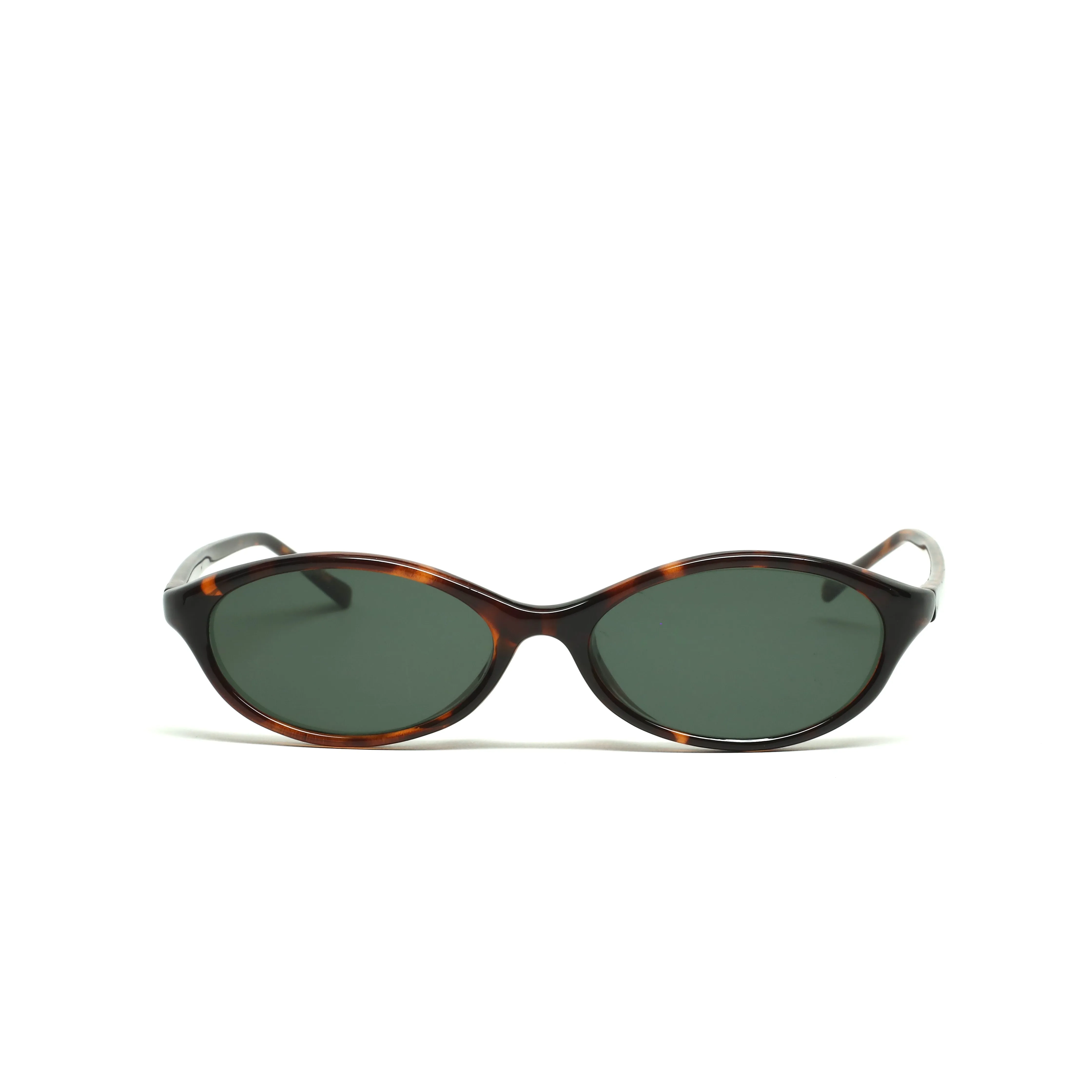 //Style 14// True Vintage Late 90s Oval Frame Sunglasses - Tortoise