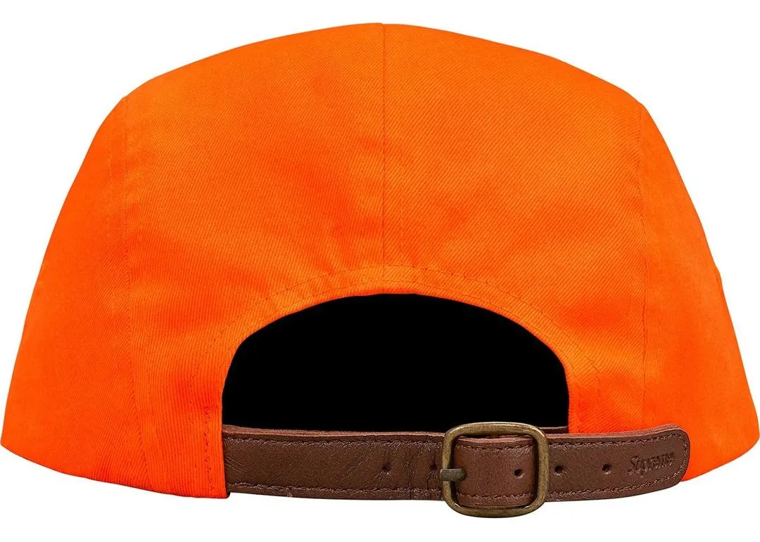 Supreme Washed Chino Twill Camp Cap (FW18) Neon Orange