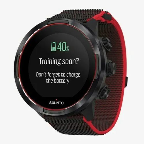 Suunto 9 Baro Red GPS Watch with Gift Box (SS050461000)