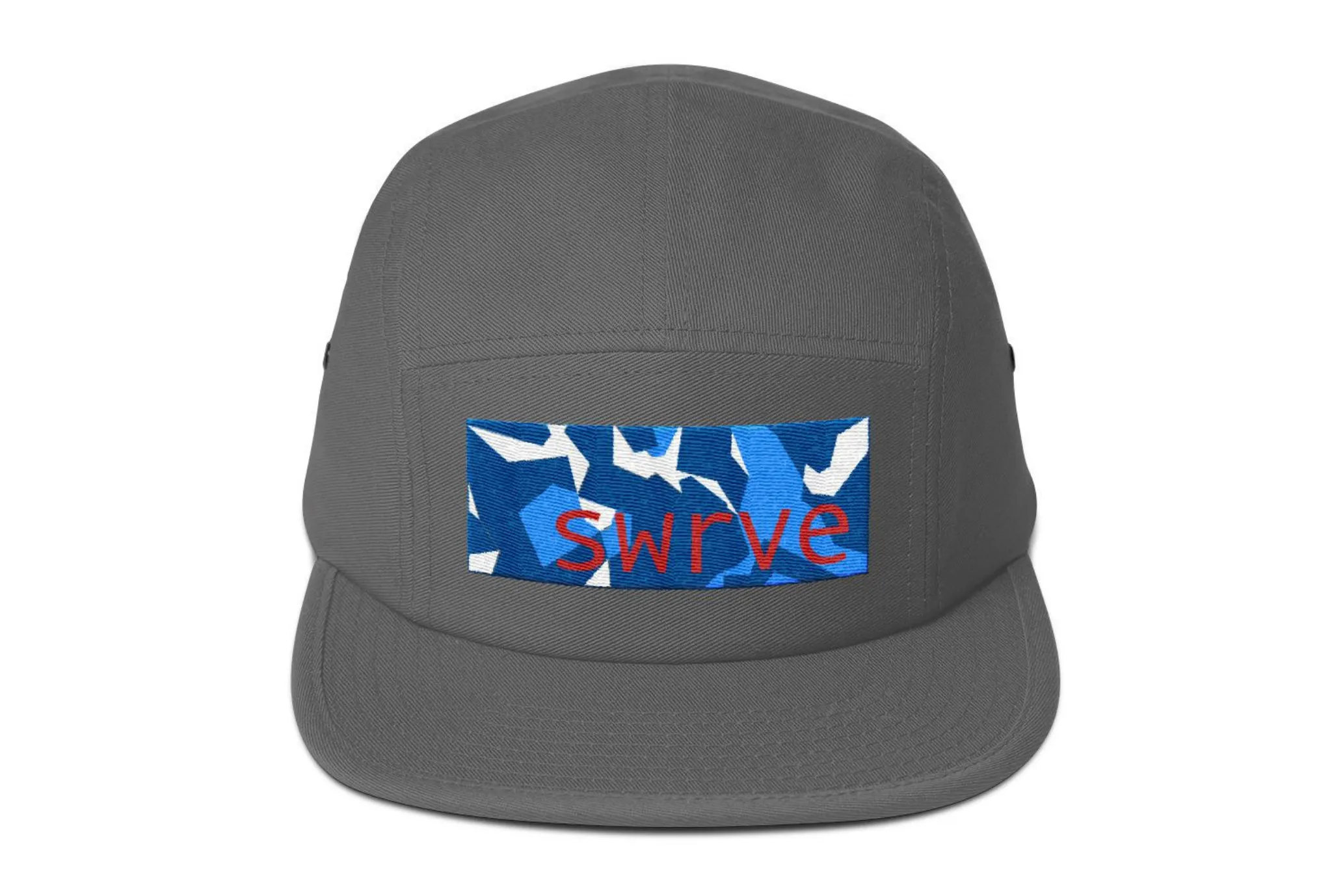 swrve BLUE CAMO embroidered cotton CAMP HAT