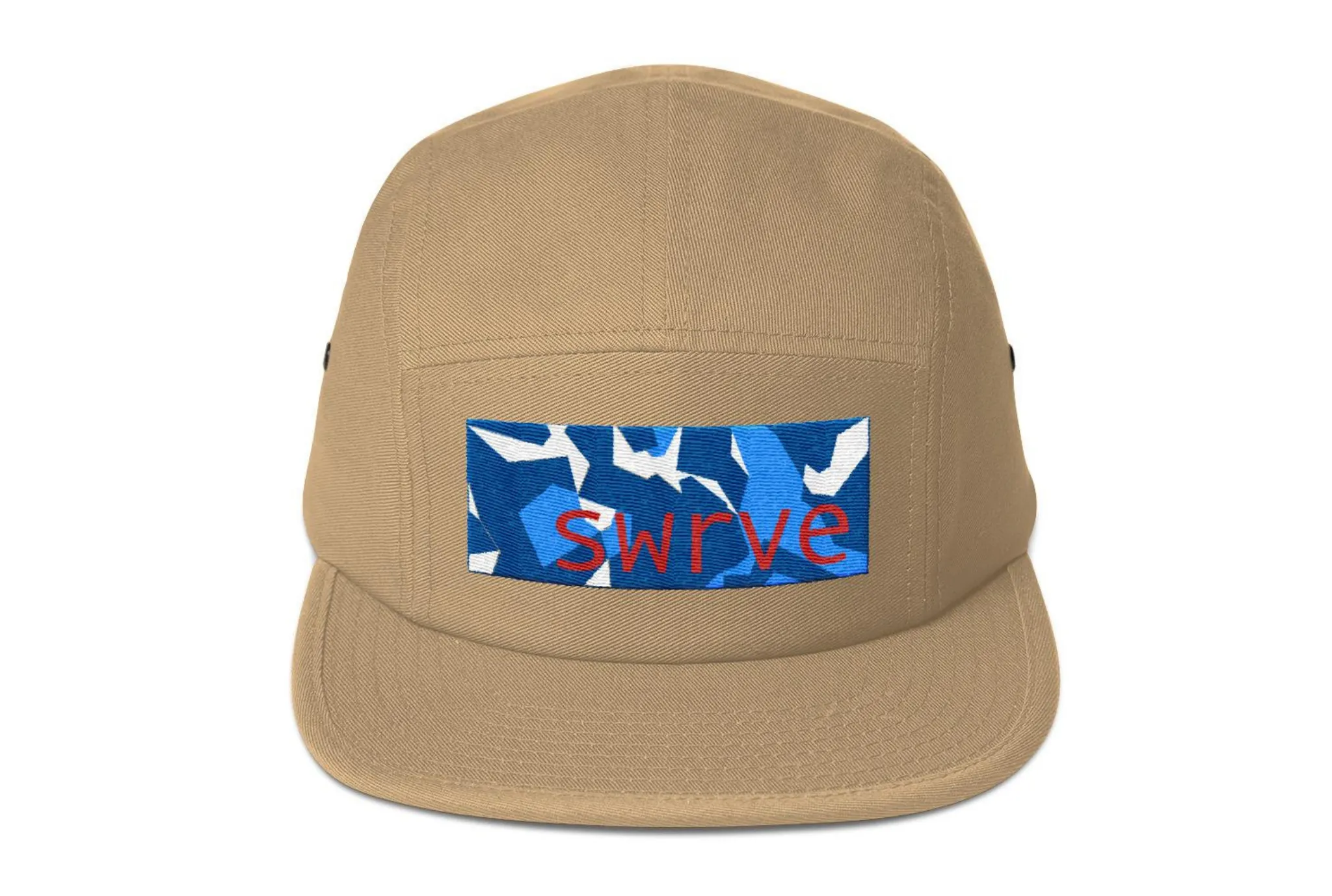 swrve BLUE CAMO embroidered cotton CAMP HAT