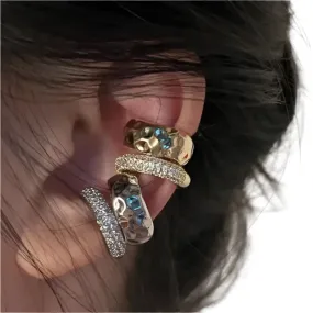 TEEK - Zircon Double-Layer Ear Cuff