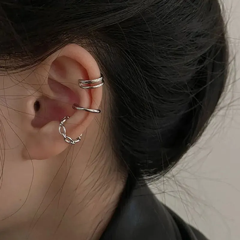 TEEK - Zircon Double-Layer Ear Cuff