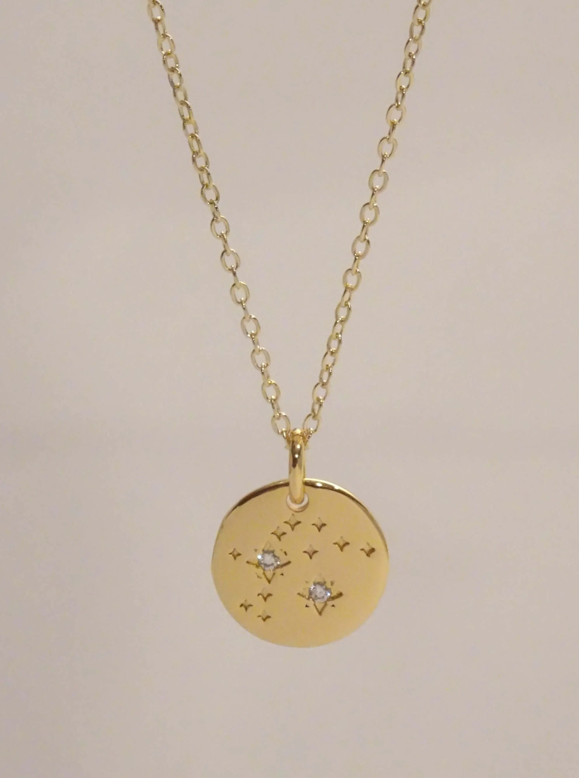 The Aquarius Constellation Coin Necklace