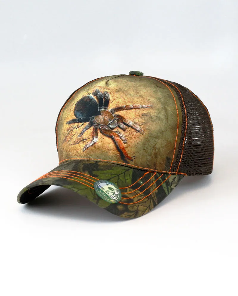 The Hat Depot - Spider Design Mesh Trucker Cap