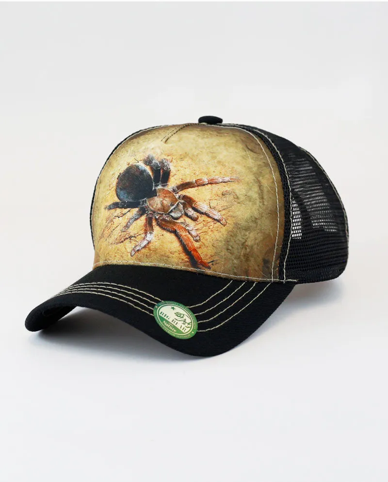 The Hat Depot - Spider Design Mesh Trucker Cap