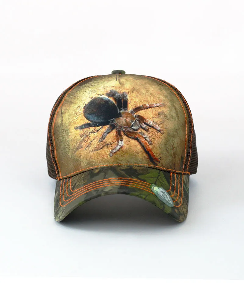 The Hat Depot - Spider Design Mesh Trucker Cap