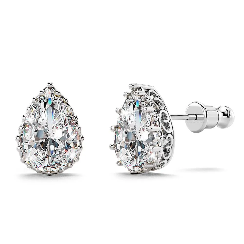 Tiana Bloom Earrings Clear