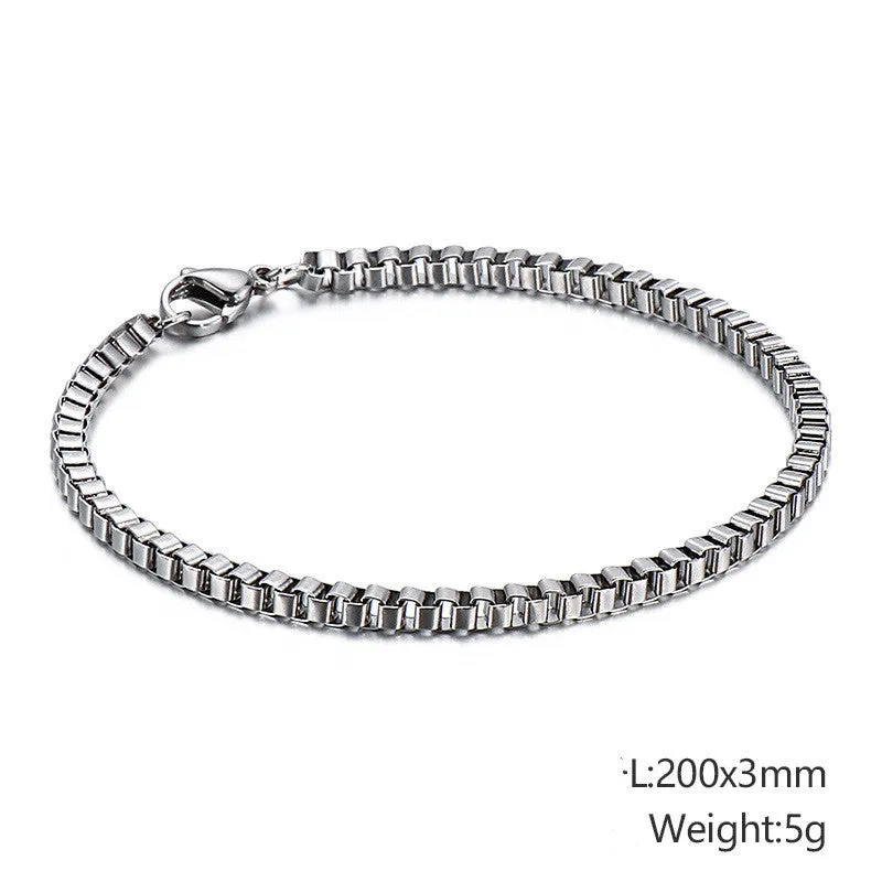 Titanium Steel Fashion Unisex Jewelry Bracelet