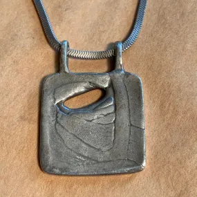 Vintage Sterling Pendant with Chain