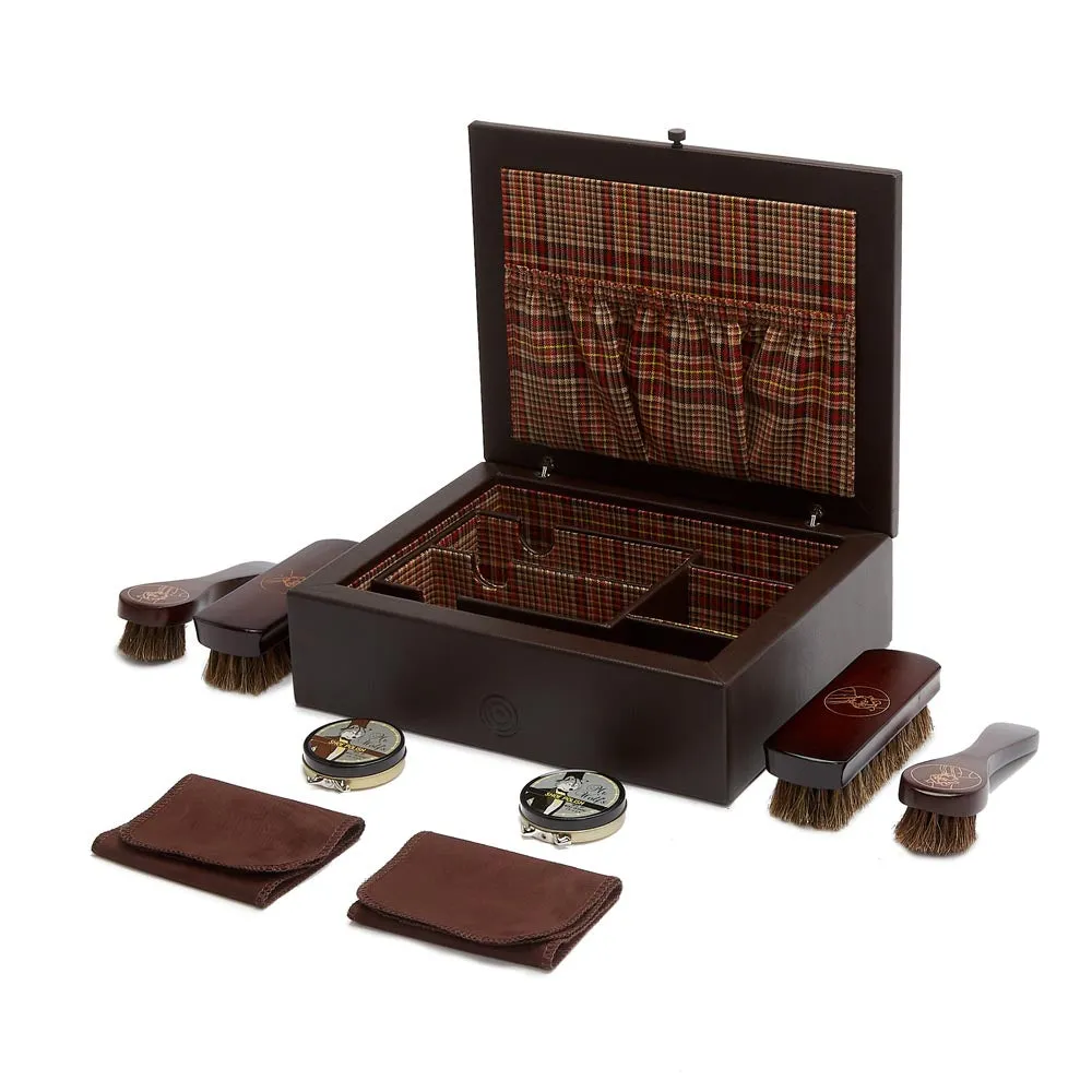 WM Brown Shoe Shine Kit