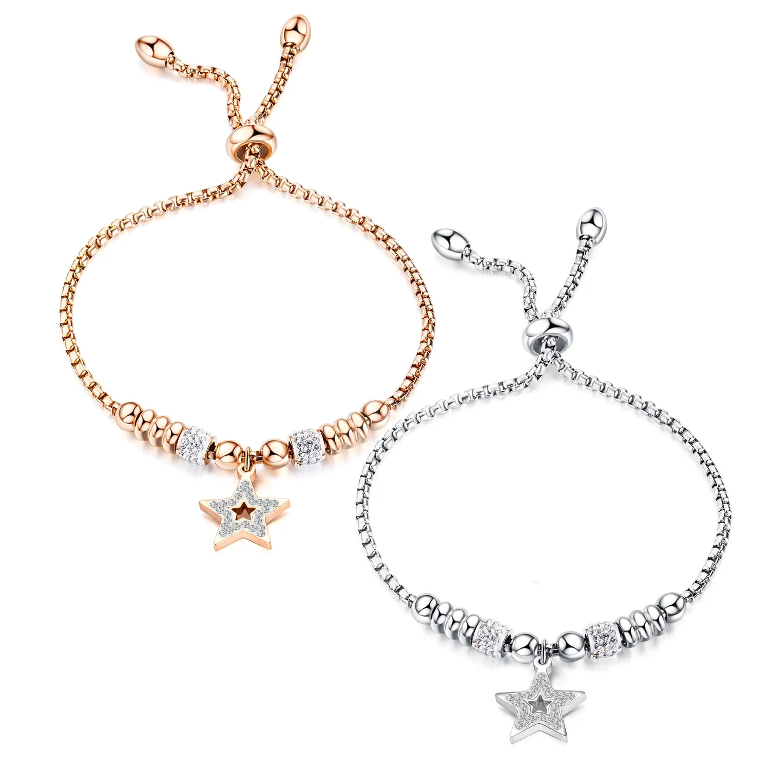 Women's Fashion Blinking Star Bracelet