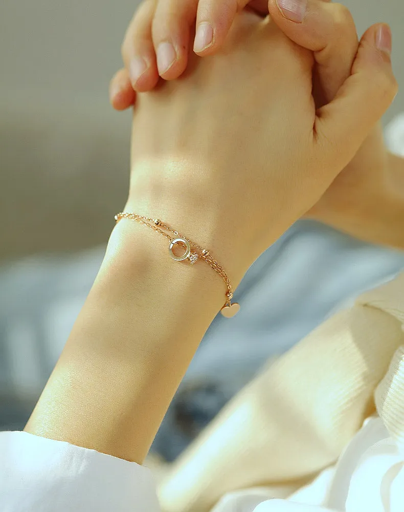 Women's Fashion Simple Ring Bracelet