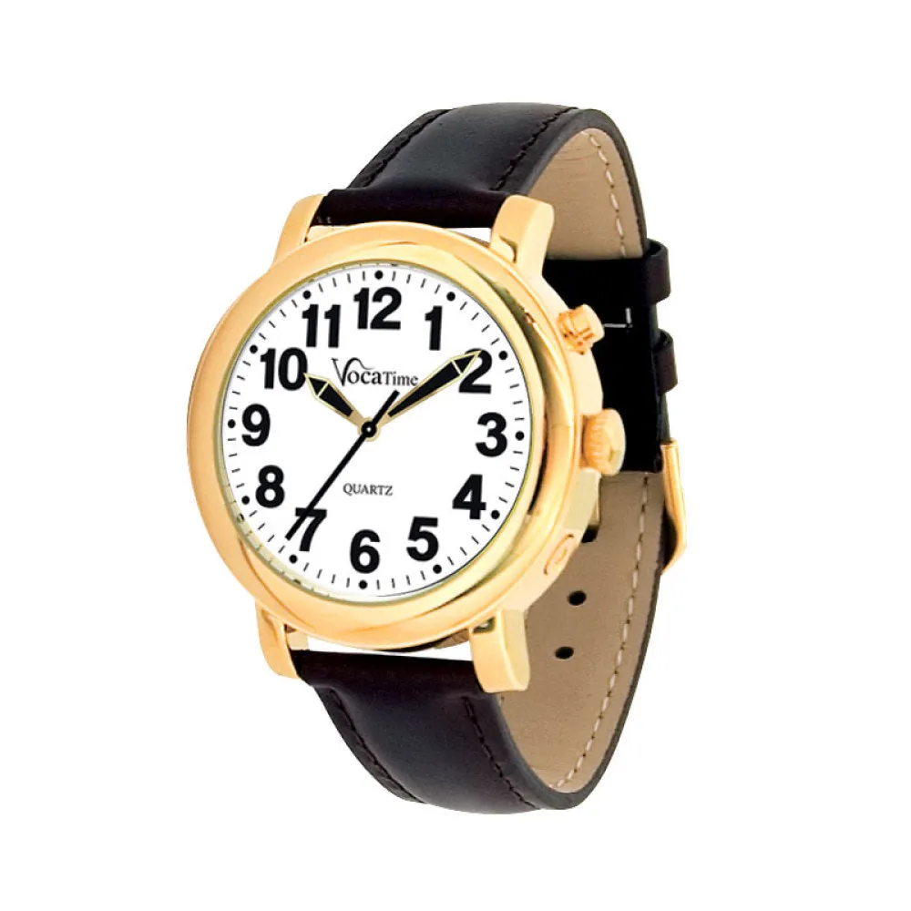 Women's Talking Watch w/ leather band