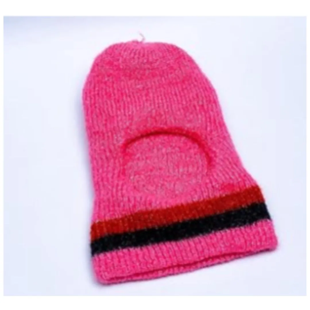 Woolen Monkey Cap For Kids (Colour And Design May Vary)