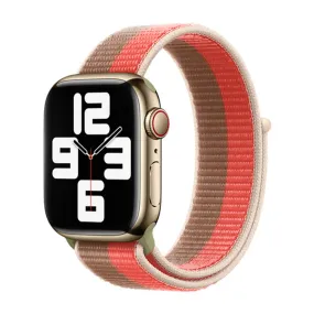 Woven Nylon Straps For Apple Watch-42/44/45/49mm-Tan