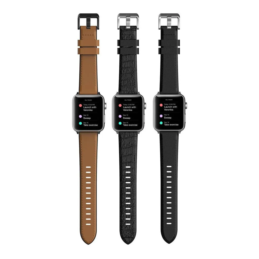 X-Doria Hybrid Leather Band Genuine Leather WatchBand for Apple Watch