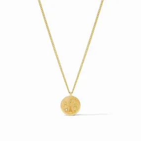 Zodiac Delicate Necklace - Libra - Cubic Zirconia