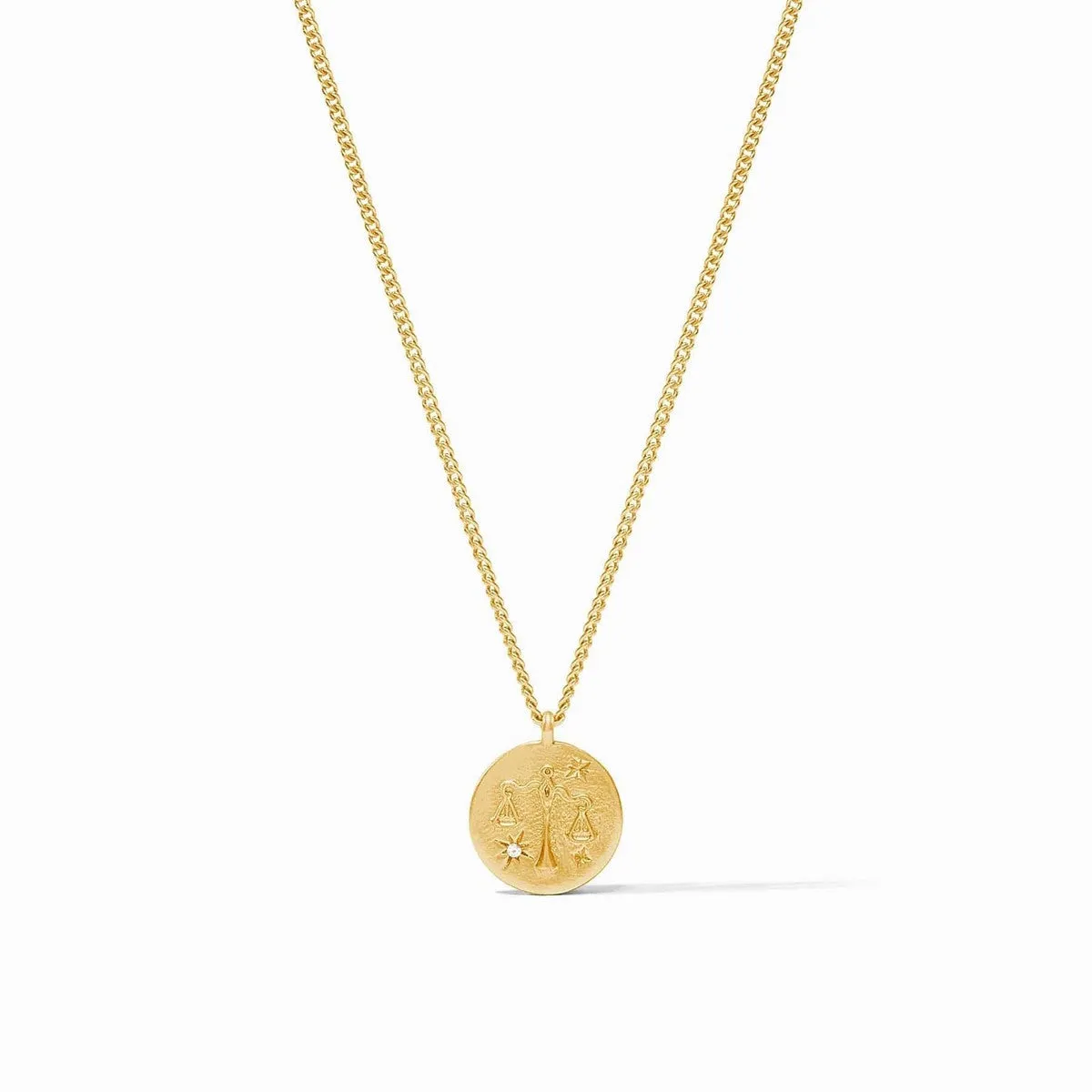 Zodiac Delicate Necklace - Libra - Cubic Zirconia