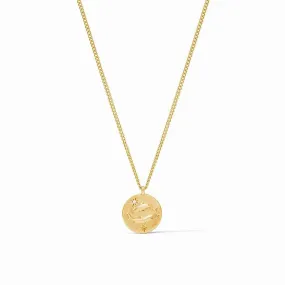 Zodiac Delicate Necklace - Pisces - Cubic Zirconia