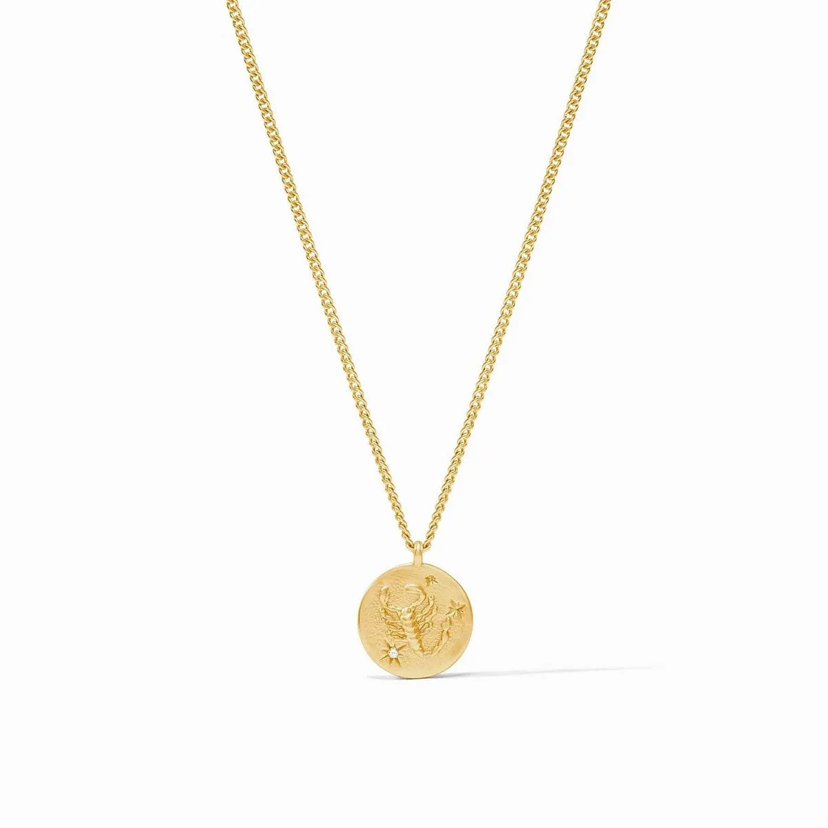 Zodiac Delicate Necklace - Scorpio - Cubic Zirconia