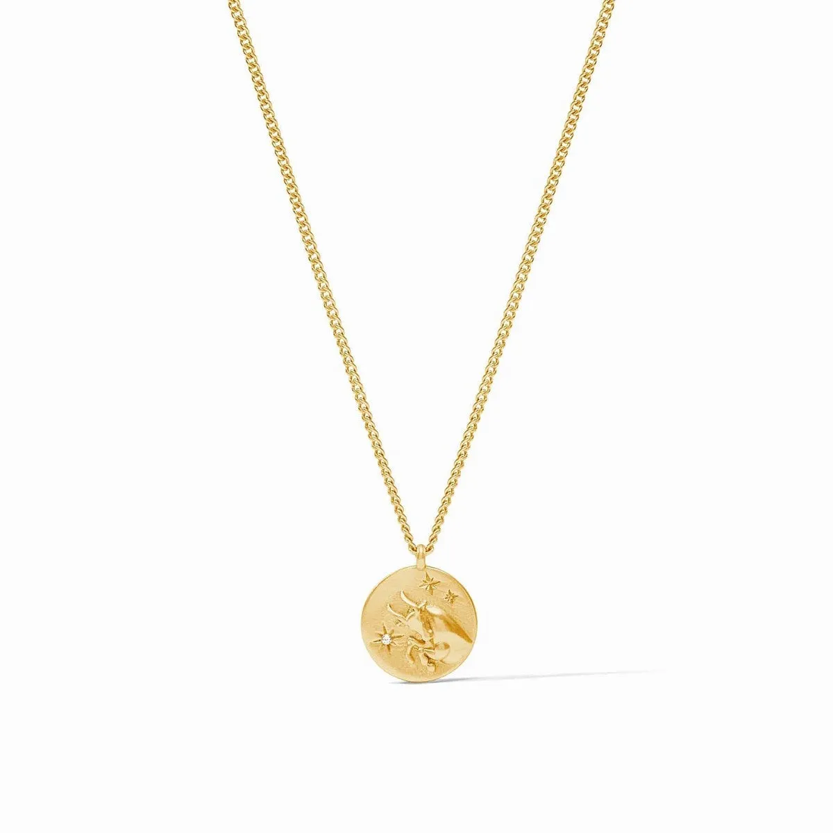 Zodiac Delicate Necklace - Taurus - Cubic Zirconia